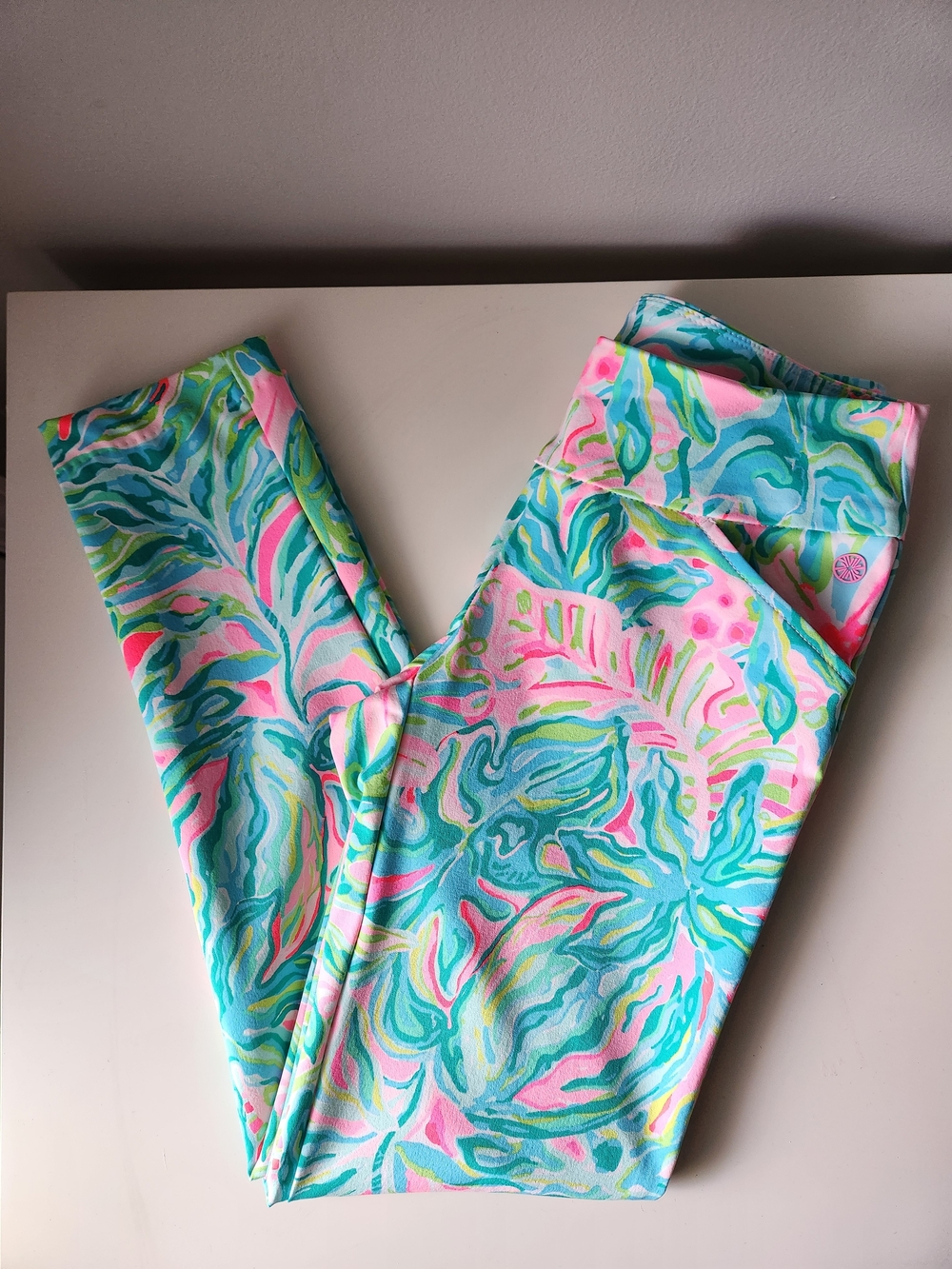 Lilly Pulitzer Luxletic Pants One In A Melon Size 2